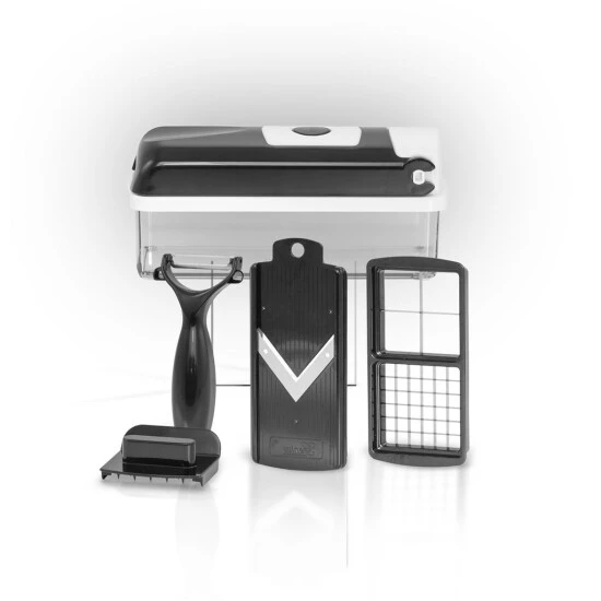 Großhandel 🔔 Genius Nicer Dicer Premium (6 Teile) Gemüseschneider Zwiebelschneider; A33622 🔔 3 Großhandel 🔔 Genius Nicer Dicer Premium (6 Teile) Gemüseschneider Zwiebelschneider; A33622 🔔