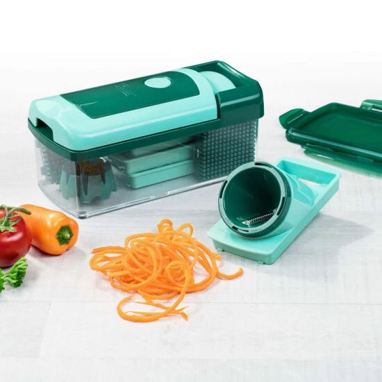 Rabatt 🛒 Genius Nicer Dicer Fusion Smart (23 Teile) Gemüse- & Spiralschneider Zum Gemüse Schneiden; A34066 ⭐ 12 Rabatt 🛒 Genius Nicer Dicer Fusion Smart (23 Teile) Gemüse- & Spiralschneider Zum Gemüse Schneiden; A34066 ⭐ – Bild 10