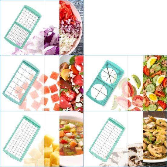 Bester Verkauf 🤩 Genius Nicer Dicer Fusion Set 12-tlg Gemüseschneider Tomatenschneider; A81939 ✨ 5 Bester Verkauf 🤩 Genius Nicer Dicer Fusion Set 12-tlg Gemüseschneider Tomatenschneider; A81939 ✨ – Bild 3