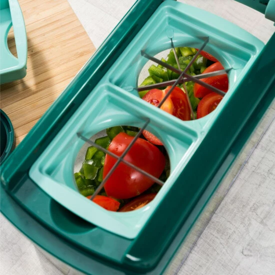 Bester Verkauf 🤩 Genius Nicer Dicer Fusion Set 12-tlg Gemüseschneider Tomatenschneider; A81939 ✨ 9 Bester Verkauf 🤩 Genius Nicer Dicer Fusion Set 12-tlg Gemüseschneider Tomatenschneider; A81939 ✨ – Bild 7