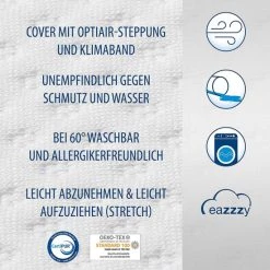 Schlussverkauf 😉 Genius Eazzzy Matratzentopper Trend 180x200 Cm Höhe 5cm Bettauflage; A19513 🤩 -Genius Verkäufe unnamed file 1121