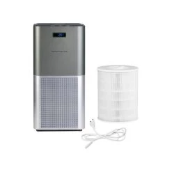 Am billigsten 👍 Genius Invictus Air Luftreiniger | Reinigt 400m3/h | Entfernt 99,95% Viren, Staub Und Für Allergiker Durch HEPA-Filter | Einstellbarer Timer | Luftqualitätsanzeige 🔥