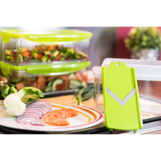 Top 10 🧨 Genius Genus Nicer Dicer Plus (18 Teile) In Rubinrot - Obstschneider Zwiebelschneider Pommesschneider; A33884 ✨ 7 Top 10 🧨 Genius Genus Nicer Dicer Plus (18 Teile) In Rubinrot - Obstschneider Zwiebelschneider Pommesschneider; A33884 ✨ – Bild 5