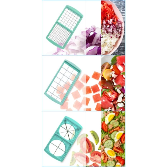 Budget ⭐ Genius Nicer Dicer Fusion (10 Teile) Alles - Schneider Obst- Und Gemüseschneider Schneid - Gerät; A33728 🤩 5 Budget ⭐ Genius Nicer Dicer Fusion (10 Teile) Alles - Schneider Obst- Und Gemüseschneider Schneid - Gerät; A33728 🤩 – Bild 3