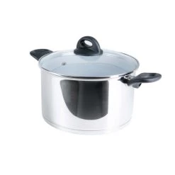 Großhandel 👍 Genius Cerafit Steel Kochtopf 24 Cm | Topf-Set Mit Glasdeckel; A24680 🤩