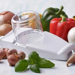 Beste Bewertungen von 😀 Genius Nicer Dicer Gemüseschneider Zwiebelschneider Nicer Dicer 3-teilig (weiss) Würfel 6 X 6 Mm ⌛