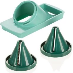 Angebote 🔥 Genius Nicer Dicer Julietti (3 Teile) In Mintgrün Gemüse - Spaghetti Julienne Spirale; A33751 🌟