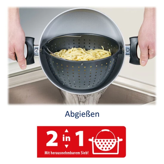 Blitzangebot 🧨 Genius Cerafit Magic Pot Topf Mit Siebeinsatz Kochtopf Ø 24 Cm Set 3-tlg; A24662 🧨 5 Blitzangebot 🧨 Genius Cerafit Magic Pot Topf Mit Siebeinsatz Kochtopf Ø 24 Cm Set 3-tlg; A24662 🧨 – Bild 3