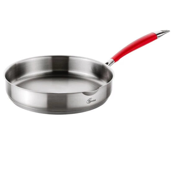 Neu 🧨 Genius Steelfit PRO 500 Bratpfanne Ø 24 Cm Mit Deckel Universalpfanne Mit Aluminiumkern In Silber; A24421 🌟 5 Neu 🧨 Genius Steelfit PRO 500 Bratpfanne Ø 24 Cm Mit Deckel Universalpfanne Mit Aluminiumkern In Silber; A24421 🌟 – Bild 3