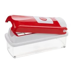 Coupon 😀 Genius Nicer Dicer Smart (13 Teile) Gemüseschneider Zwiebelschneider Allesschneider Inkl. Rezeptheft In Rot; A33977 ⌛