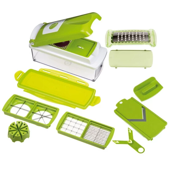 Budget 🔔 Genius Nicer Dicer Plus (12tlg) Gemüseschneider Zwiebelschneider Hobeln Schneiden In Kiwi; A33541 🌟 3 Budget 🔔 Genius Nicer Dicer Plus (12tlg) Gemüseschneider Zwiebelschneider Hobeln Schneiden In Kiwi; A33541 🌟