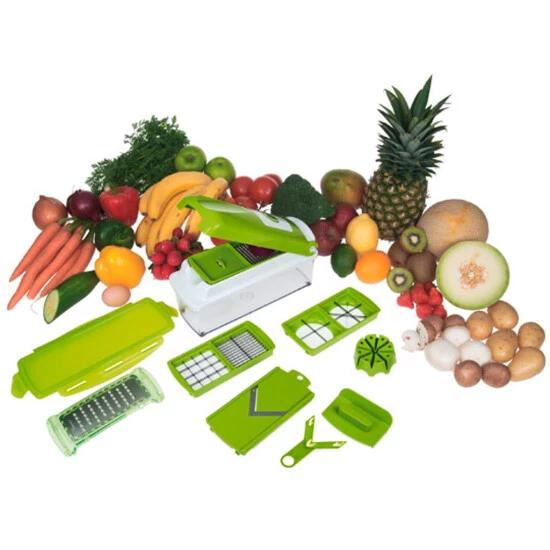 Budget 🔔 Genius Nicer Dicer Plus (12tlg) Gemüseschneider Zwiebelschneider Hobeln Schneiden In Kiwi; A33541 🌟 4 Budget 🔔 Genius Nicer Dicer Plus (12tlg) Gemüseschneider Zwiebelschneider Hobeln Schneiden In Kiwi; A33541 🌟 – Bild 2