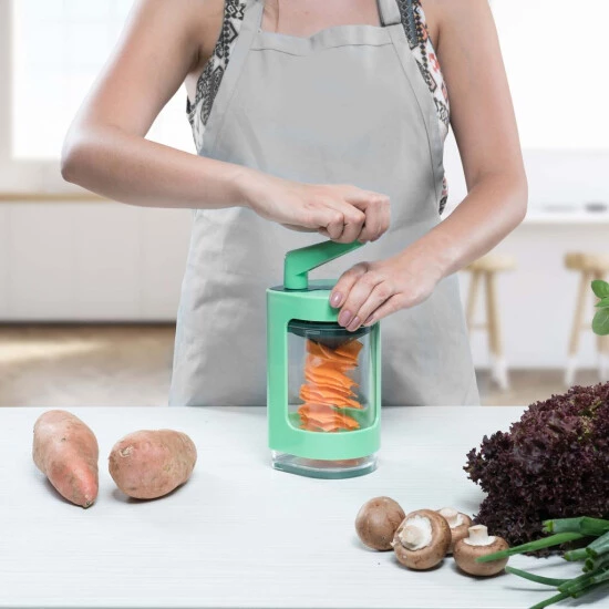 Großhandel 🔥 Genius Super Julietti 13tlg Spiralschneider - Gemüseschneider Für Dekorative Spiralen Und Juliettis - Inkl. Nicer Dicer Fusion Smart; A81125 🥰 5 Großhandel 🔥 Genius Super Julietti 13tlg Spiralschneider - Gemüseschneider Für Dekorative Spiralen Und Juliettis - Inkl. Nicer Dicer Fusion Smart; A81125 🥰 – Bild 3