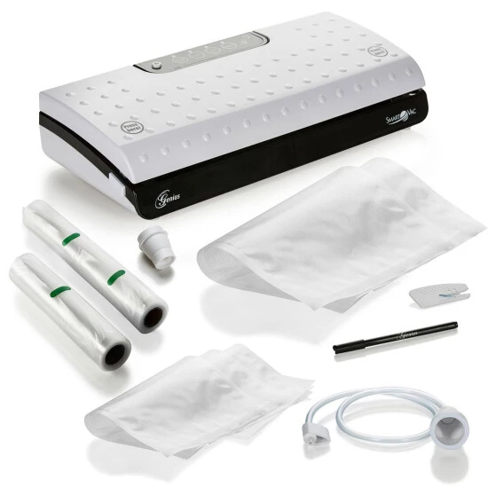 Auslauf ✔️ Genius SmartVac SV5000 Vakuumiergerät, Set 12tlg. ✨ 3 Auslauf ✔️ Genius SmartVac SV5000 Vakuumiergerät, Set 12tlg. ✨