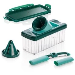 Budget 🎁 Genius Nicer Dicer Julietti Plus (9 Teile) Spiralschneider Obstschneider Gemüseschneider In Smaragdgrün; A33845 👏 8 Budget 🎁 Genius Nicer Dicer Julietti Plus (9 Teile) Spiralschneider Obstschneider Gemüseschneider In Smaragdgrün; A33845 👏 -Genius Verkäufe unnamed file 1695