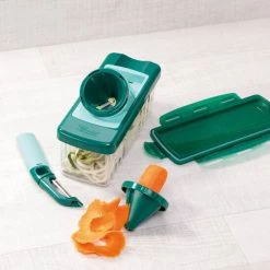 Budget 🎁 Genius Nicer Dicer Julietti Plus (9 Teile) Spiralschneider Obstschneider Gemüseschneider In Smaragdgrün; A33845 👏 9 Budget 🎁 Genius Nicer Dicer Julietti Plus (9 Teile) Spiralschneider Obstschneider Gemüseschneider In Smaragdgrün; A33845 👏 -Genius Verkäufe unnamed file 1696