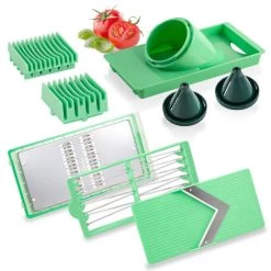 Top 10 🧨 Genius Nicer Dicer Exclusive Gemüseschneider 8tlg Zubehör-Set Mit Reiben + Hobel; A89260 ❤️