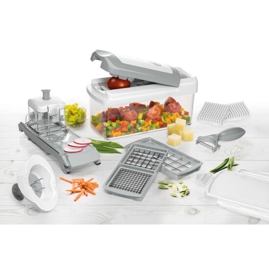 Billig 🤩 Genius Multischneider-Set - Weiß - Grau - Kunststoff 🔔 3 Billig 🤩 Genius Multischneider-Set - Weiß - Grau - Kunststoff 🔔