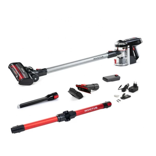 Billig 🌟 Genius Invictus X9 Akku Staubsauger | Kabelloser 2 In 1 Standstaubsauger | LED Fugendüse, Wandhalterung, HEPA-Filter, Knickrohr | Alle Bodenarten + Tierhaare 14 Teile 😉 3 Billig 🌟 Genius Invictus X9 Akku Staubsauger | Kabelloser 2 In 1 Standstaubsauger | LED Fugendüse, Wandhalterung, HEPA-Filter, Knickrohr | Alle Bodenarten + Tierhaare 14 Teile 😉