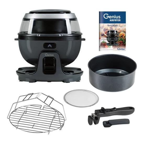 Angebote 🎉 Genius Air Fryer | Heißluftfritteuse | Set 8-tlg. ⌛ 3 Angebote 🎉 Genius Air Fryer | Heißluftfritteuse | Set 8-tlg. ⌛
