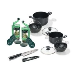 Budget 💯 Genius Super Julietti | Deluxe-Set 20-tlg. | Inkl. Topf-Set Und Santoku-Messer 🤩