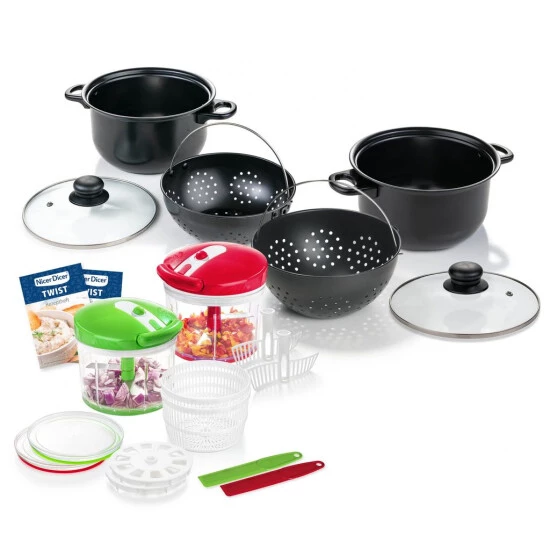 Am billigsten 🥰 Genius Nicer Dicer Twist | Set 24-tlg. 🥰 4 Am billigsten 🥰 Genius Nicer Dicer Twist | Set 24-tlg. 🥰 – Bild 2