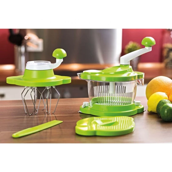 Schlussverkauf ✨ Genius - Mixer 21253 Cutter Multitalent 6 Tlg. Lila Küchenmaschine Rührgerät 😍 4 Schlussverkauf ✨ Genius - Mixer 21253 Cutter Multitalent 6 Tlg. Lila Küchenmaschine Rührgerät 😍 – Bild 2