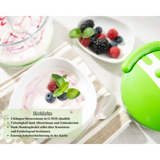 Bester Verkauf 🔥 Genius Nicer Dicer Twist Universalzerkleinerer 8-tlg Grün - Gemüseschneider Manuell Mit Seilzug, Salatschleuder & Sieb 1000ml; A29190 🔥 6 Bester Verkauf 🔥 Genius Nicer Dicer Twist Universalzerkleinerer 8-tlg Grün - Gemüseschneider Manuell Mit Seilzug, Salatschleuder & Sieb 1000ml; A29190 🔥 – Bild 4