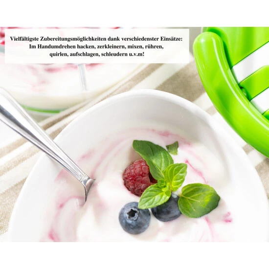 Bester Verkauf 🔥 Genius Nicer Dicer Twist Universalzerkleinerer 8-tlg Grün - Gemüseschneider Manuell Mit Seilzug, Salatschleuder & Sieb 1000ml; A29190 🔥 7 Bester Verkauf 🔥 Genius Nicer Dicer Twist Universalzerkleinerer 8-tlg Grün - Gemüseschneider Manuell Mit Seilzug, Salatschleuder & Sieb 1000ml; A29190 🔥 – Bild 5