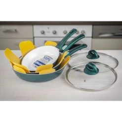 Neu 🧨 Genius Cerafit Fusion Bratpfannen-Set (7 Teile) Ø 20 Cm Ø 24 Cm Ø 28 Cm In Smaragdgrün Mit Antihaft-Beschichtung; A24055 ❤️ 7 Neu 🧨 Genius Cerafit Fusion Bratpfannen-Set (7 Teile) Ø 20 Cm Ø 24 Cm Ø 28 Cm In Smaragdgrün Mit Antihaft-Beschichtung; A24055 ❤️ -Genius Verkäufe unnamed file 255