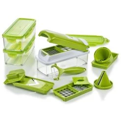 Bestes Angebot 🔔 Genius Nicer Dicer Smart Julietti | 16 Teile | Gemüseschneider | Spiralschneider | Julienneschneider | Schneiden/Würfeln ✔️