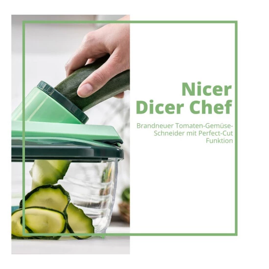 Neu 🥰 Genius Nicer Dicer Chef (15 Teile) Obst & Gemüseschneider Allesschneider Julietti-Schneider Multi-Schneider; A27060 🤩 4 Neu 🥰 Genius Nicer Dicer Chef (15 Teile) Obst & Gemüseschneider Allesschneider Julietti-Schneider Multi-Schneider; A27060 🤩 – Bild 2