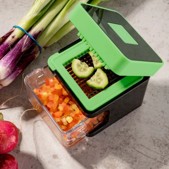 Blitzangebot 🎁 Genius Nicer Dicer Spicy (5 Teile) Gemüseschneider Allesschneider Zwiebelschneider Küchenhelfer In Orange; A34156 ❤️ 4 Blitzangebot 🎁 Genius Nicer Dicer Spicy (5 Teile) Gemüseschneider Allesschneider Zwiebelschneider Küchenhelfer In Orange; A34156 ❤️ – Bild 2