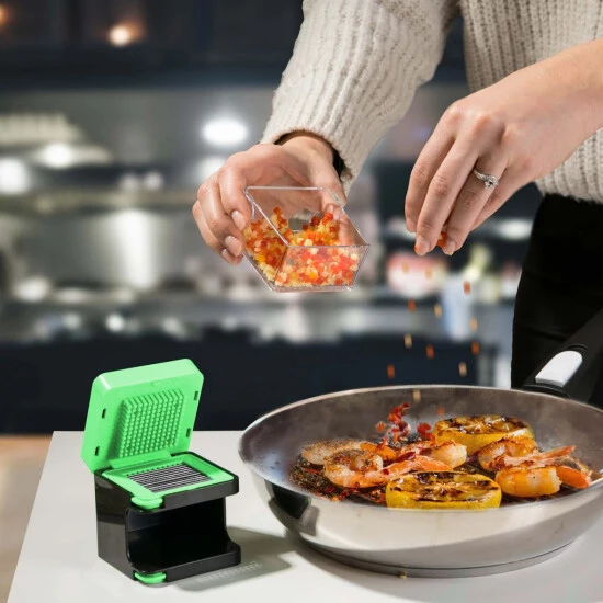 Blitzangebot 🎁 Genius Nicer Dicer Spicy (5 Teile) Gemüseschneider Allesschneider Zwiebelschneider Küchenhelfer In Orange; A34156 ❤️ 5 Blitzangebot 🎁 Genius Nicer Dicer Spicy (5 Teile) Gemüseschneider Allesschneider Zwiebelschneider Küchenhelfer In Orange; A34156 ❤️ – Bild 3