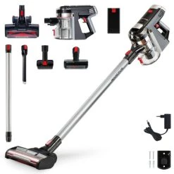 Billig 😍 Genius Invictus X9 Set 14tlg Akku Staubsauger Handstaubsauger Mit LED Beutellos Kabellos HEPA Für Allergiker Tierhaare; A28142 🌟