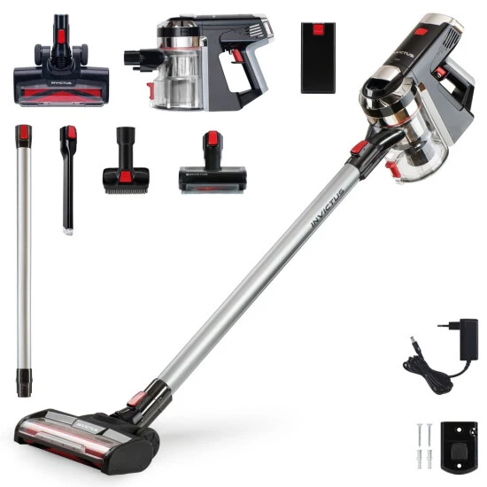 Billig 😍 Genius Invictus X9 Set 14tlg Akku Staubsauger Handstaubsauger Mit LED Beutellos Kabellos HEPA Für Allergiker Tierhaare; A28142 🌟 3 Billig 😍 Genius Invictus X9 Set 14tlg Akku Staubsauger Handstaubsauger Mit LED Beutellos Kabellos HEPA Für Allergiker Tierhaare; A28142 🌟