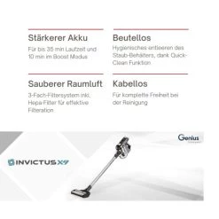Billig 😍 Genius Invictus X9 Set 14tlg Akku Staubsauger Handstaubsauger Mit LED Beutellos Kabellos HEPA Für Allergiker Tierhaare; A28142 🌟 10 Billig 😍 Genius Invictus X9 Set 14tlg Akku Staubsauger Handstaubsauger Mit LED Beutellos Kabellos HEPA Für Allergiker Tierhaare; A28142 🌟 -Genius Verkäufe unnamed file 330