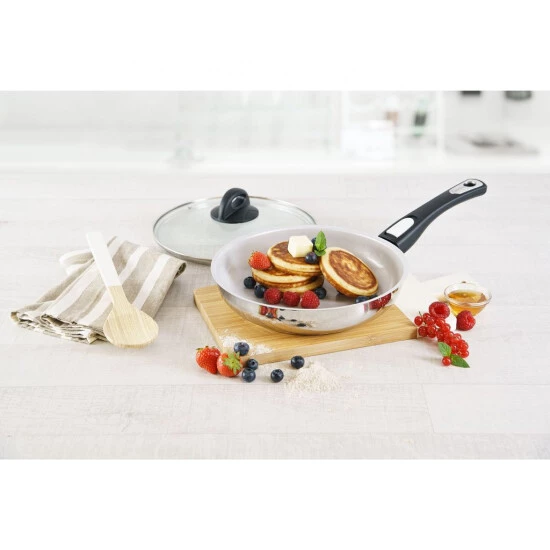 Coupon 😉 Genius Cerafit Steel Bratpfanne 28cm + Glasdeckel - Ofenfeste Keramikpfanne Mit Abnehmbarem Griff Für Alle Herdarten; A24665 👍 5 Coupon 😉 Genius Cerafit Steel Bratpfanne 28cm + Glasdeckel - Ofenfeste Keramikpfanne Mit Abnehmbarem Griff Für Alle Herdarten; A24665 👍 – Bild 3