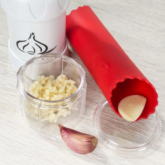Coupon 🛒 Genius Knoblauch-Schneider G5 (2 Teile) Knoblauchpresse Inkl. Knoblauchzerkleinerer 🎁 5 Coupon 🛒 Genius Knoblauch-Schneider G5 (2 Teile) Knoblauchpresse Inkl. Knoblauchzerkleinerer 🎁 – Bild 3