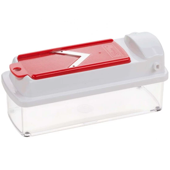 Schlussverkauf 🔔 Genius Nicer Dicer Smart (5 Teile ) Gemüseschneider Allesschneider Obstschneider Zerkleinerer In Rot; A33634 👍 4 Schlussverkauf 🔔 Genius Nicer Dicer Smart (5 Teile ) Gemüseschneider Allesschneider Obstschneider Zerkleinerer In Rot; A33634 👍 – Bild 2