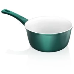 Budget 🌟 Genius Cerafit Fusion Stielkasserolle Ø 18 Cm In Smaragdgrün Kochtopf Mit Antihaft-Beschichtung; A24082 🥰