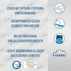 Bestpreis 💯 Genius Eazzzy Topper 160x200 Cm Orthopädischer Kaltschaum Matratzentopper Für Matratze & Boxspringbett Aus Gelschaum; A19246 😍 -Genius Verkäufe unnamed file 501