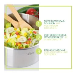 Auslauf 👍 Genius Nicer Dicer Family | Deluxe-Set 13-tlg. | Gemüseschneider | Salatschleuder 🛒 10 Auslauf 👍 Genius Nicer Dicer Family | Deluxe-Set 13-tlg. | Gemüseschneider | Salatschleuder 🛒 -Genius Verkäufe unnamed file 652