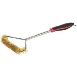 Budget ⌛ Genius BBQ Bürste Aus Messing & Edelstahl, Grillbürste (Länge: 42cm) - Ideal Als Reinigungsbürste Für Den Grill Gegen Rost 😀