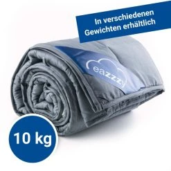 Bestes Angebot 🔔 Genius Eazzzy Gewichtsdecke 135 X 200 Cm (10kg) Für Erwachsene Und Kinder Gegen Schlafstörung; A19311 👍