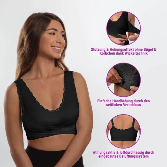 Beste Bewertungen von 👍 Genius Cara Mia BH-Set Ohne Bügel In Schwarz, Weiß & Beige Für Damen Frauen Größe 2XL; A29196 🔥 5 Beste Bewertungen von 👍 Genius Cara Mia BH-Set Ohne Bügel In Schwarz, Weiß & Beige Für Damen Frauen Größe 2XL; A29196 🔥 – Bild 4