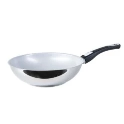 Rabatt 😍 Genius Cerafit Steel - Wok-Pfanne Ø 28 Cm ❤️