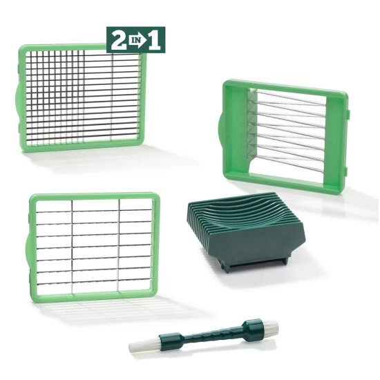 Bestes Angebot 🤩 Genius Nicer Dicer Chef Messereinsätze (6 X 6 + 6 X 30 + 12 X 48 Mm Inkl. Tomateneinsatz 6mm) Mit Reinigungsbürste In Gr ✔️ 3 Bestes Angebot 🤩 Genius Nicer Dicer Chef Messereinsätze (6 X 6 + 6 X 30 + 12 X 48 Mm Inkl. Tomateneinsatz 6mm) Mit Reinigungsbürste In Gr ✔️