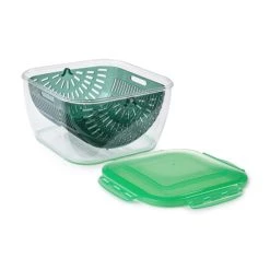 Bestpreis ✔️ Genius Nicer Dicer Chef 3-in-1 Siebschüssel Set 3-tlg Zubehör Sieb Schüssel; A27168 🎉
