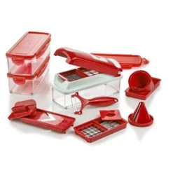Schlussverkauf 🛒 Genius Nicer Dicer Smart Julietti (16 Teile) Gemüseschneider Spiralschneider Julienneschneider; A33936 🌟